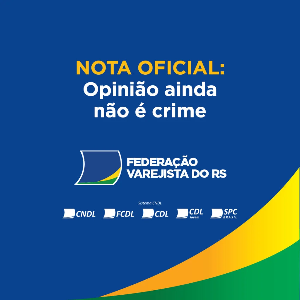 Nota oficial: opinião não é crime 10 Feed 63