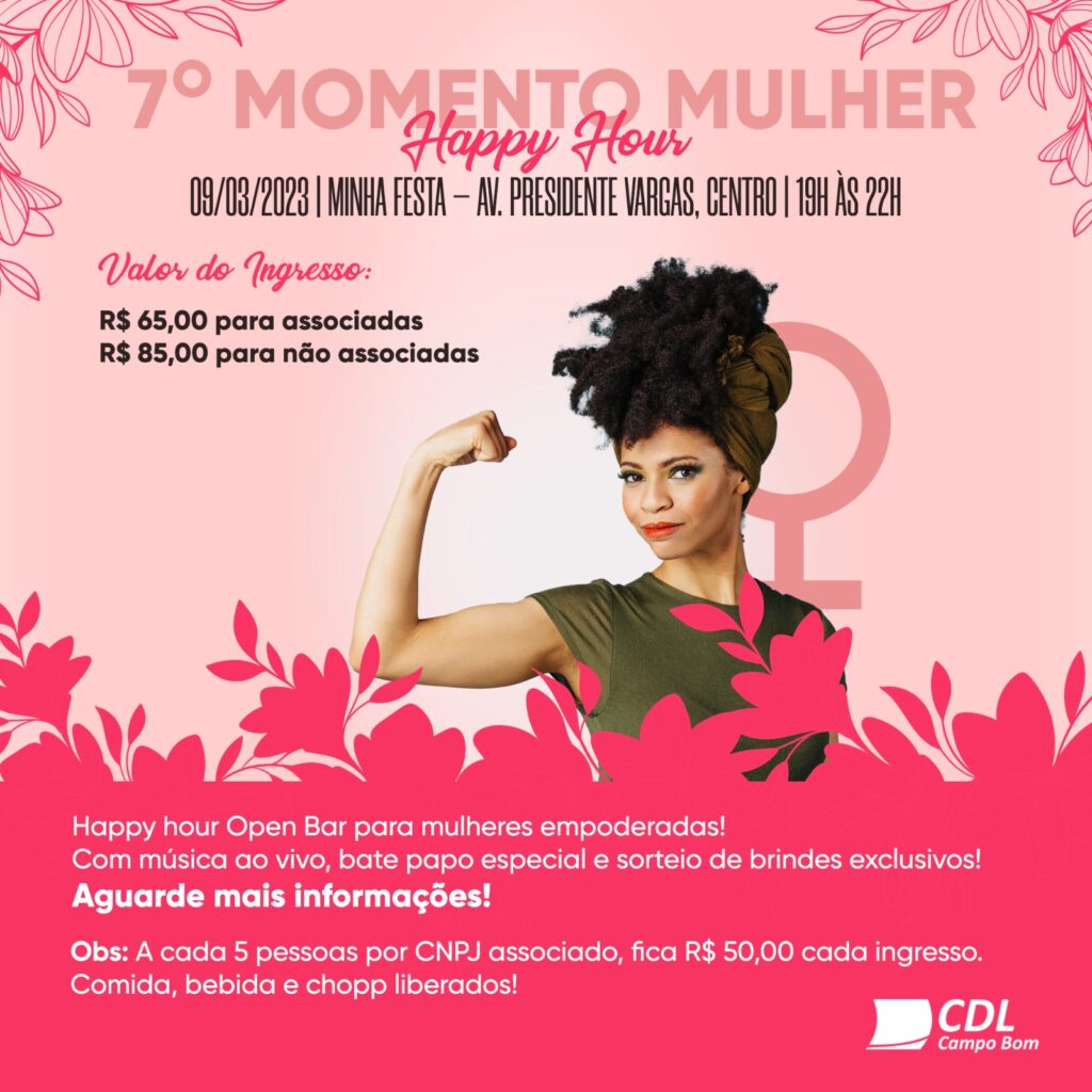 CDL Campo Bom promove 7a edição do Momento Mulher Happy Hour 8 418687 1048194 whatsapp image 2023 02 13 at 09.03.37