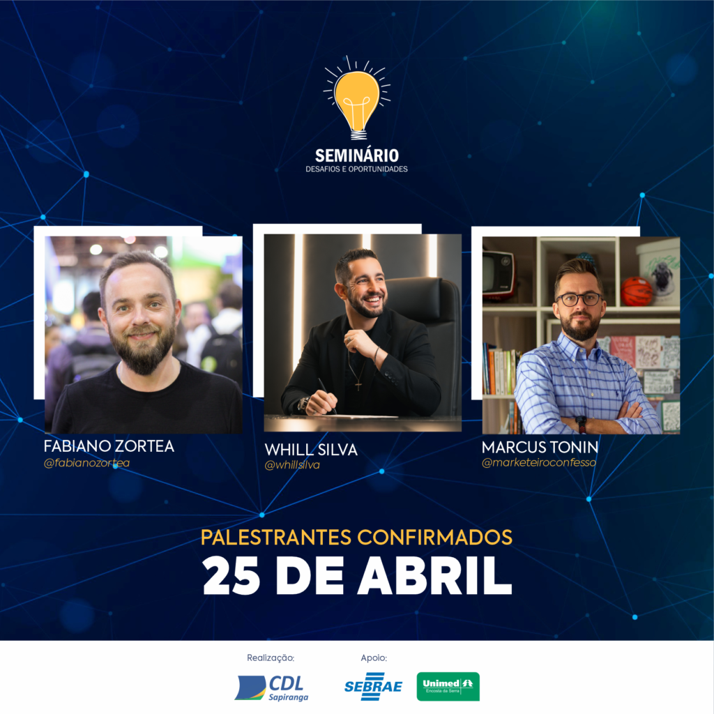 CDL Sapiranga realiza nesta terça-feira (25/04) Seminário Desafios e Oportunidades em Sapiranga 2023 12 421206 1055200 palestrantes todos