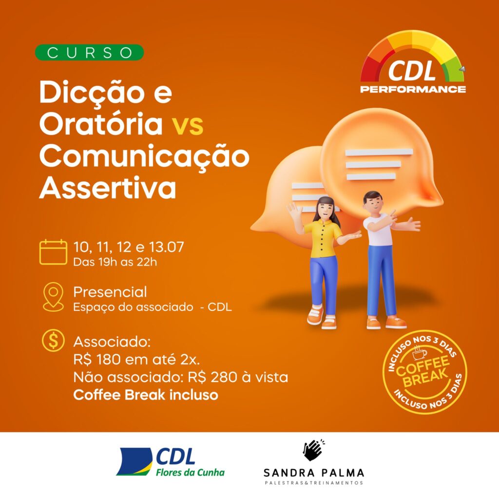 CDL promove curso sobre comunicação 1 Curso CDL