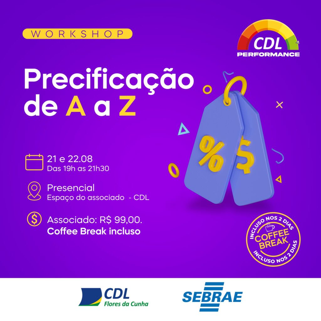 CDL Flores da Cunha promove workshop sobre precificação 2 Precificacao
