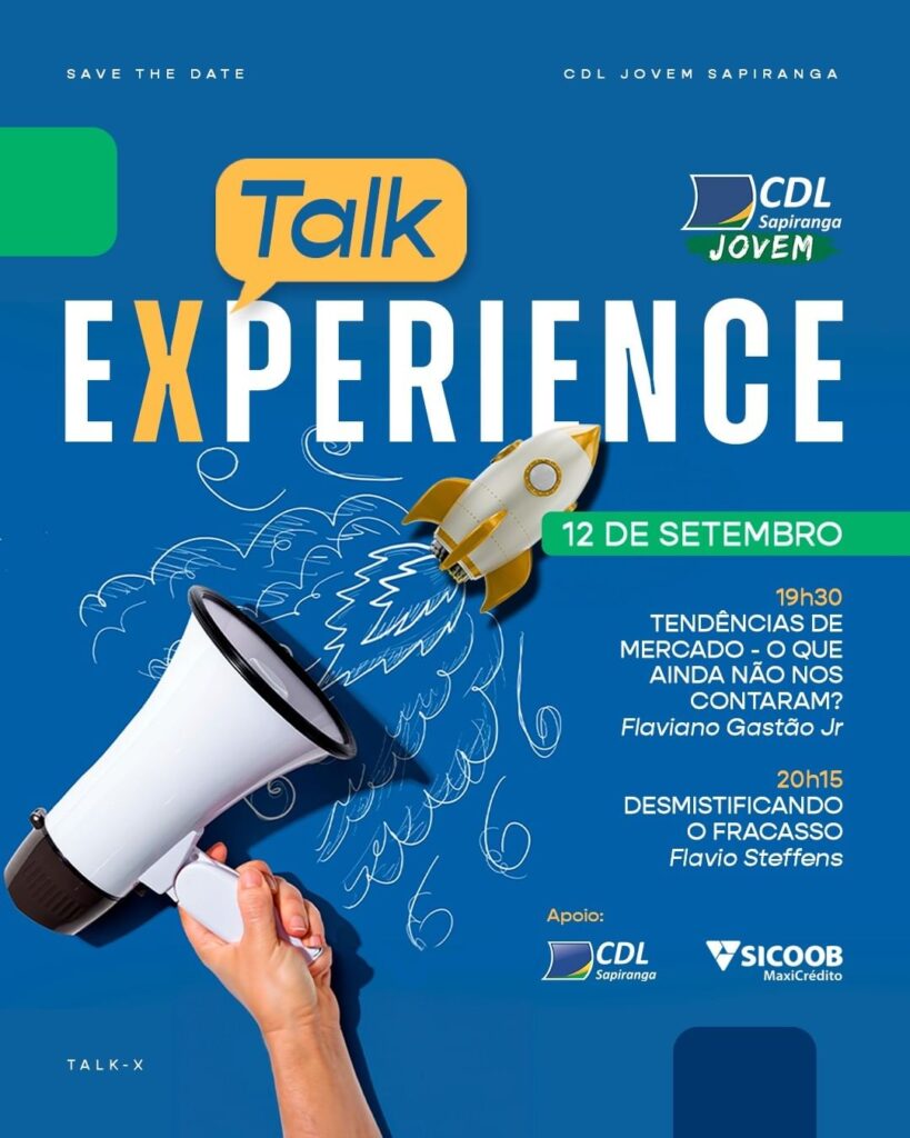 1º Talk Experience da CDL Jovem Sapiranga conecta empreendedores e discute inovações 10 426504 1073683 365722988 1356148868321030 2048467990884448996 n 1