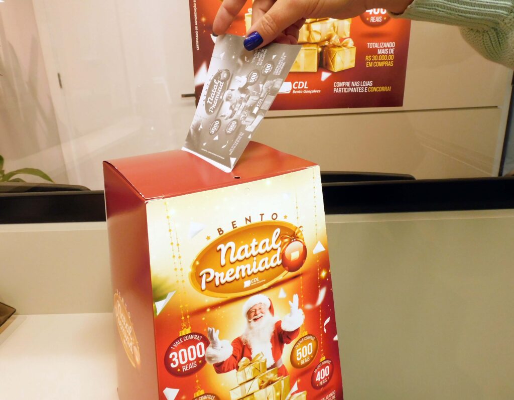 Campanha 'Bento Natal Premiado 2023' chega aos consumidores de Bento Gonçalves 2 Consumidores ja podem receber cupons da campanha Bento Natal Premiado 1