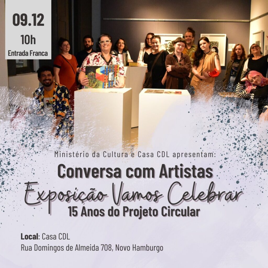 Casa CDL estará recebendo artistas para bate-papo com público 6 Conversa com artistas exposicao vamos celebrar