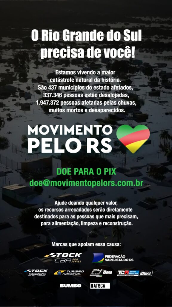 Auxílio ao RS: Stock Car e empresariado se unem em campanha abrangente 10 8e7ee26b c1f2 400d 8583 0f435472212d