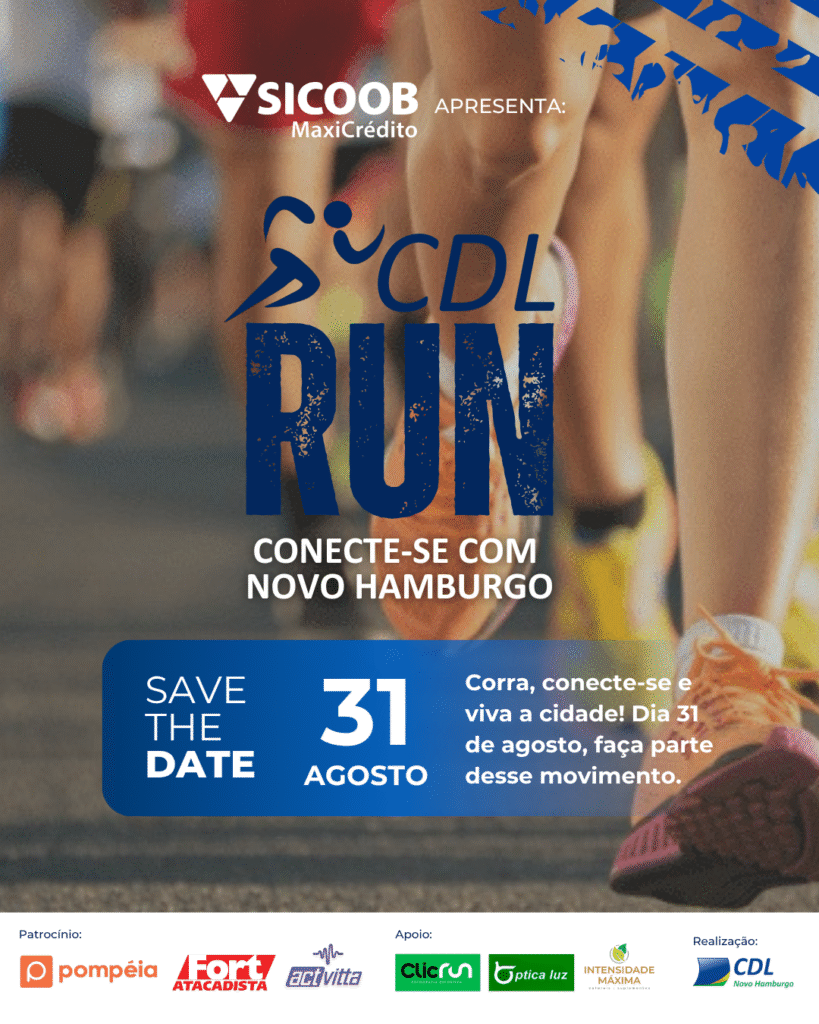 CDL Novo Hamburgo abre inscrições para a primeira edição da CDL Run 10 Save1