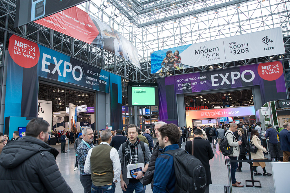 Federação Varejista busca aceleração competitiva para o varejo gaúcho na NRF 8 2025nrf expo entrance 1000x667 1