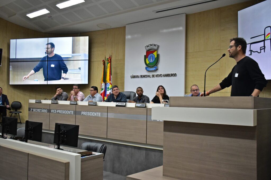 CDL Novo Hamburgo leva reivindicações do comércio ao debate sobre o Rotativo Digital 1 Presidente Leonardo Lessa 4