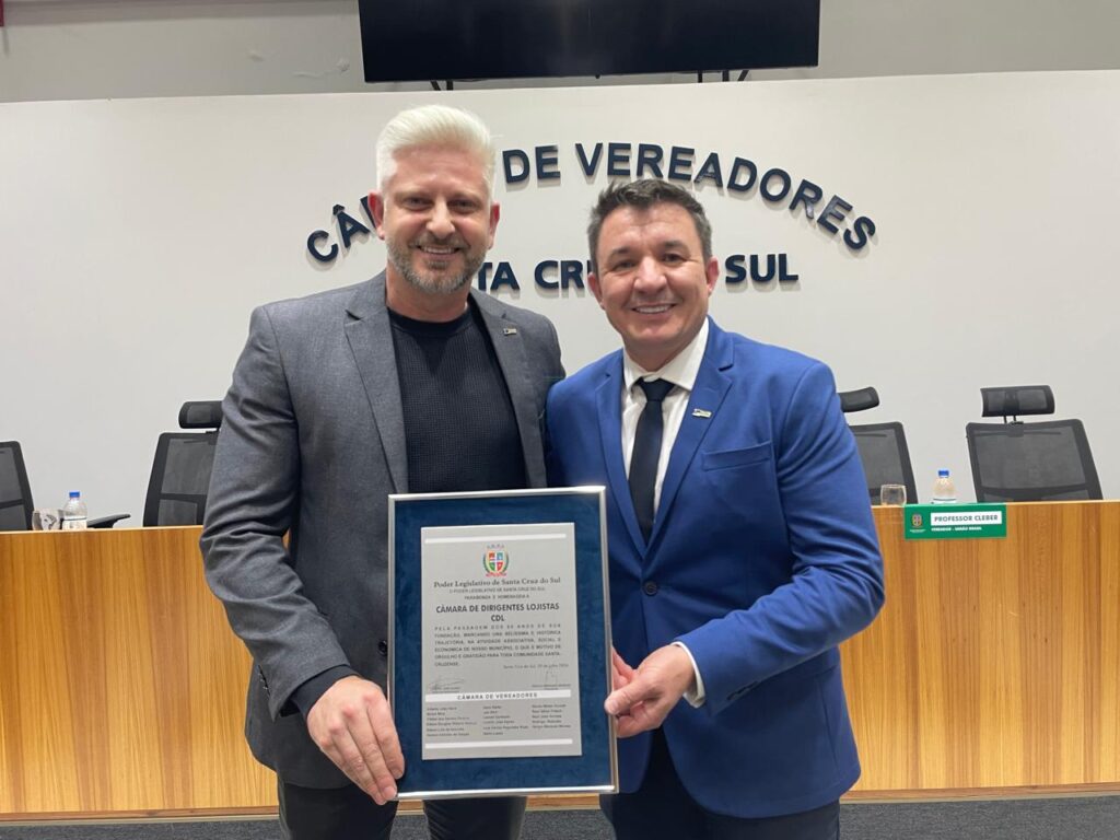 Federação Varejista do RS celebra 60 anos da CDL Santa Cruz do Sul 5 WhatsApp Image 2026 07 21 at 09.19.18